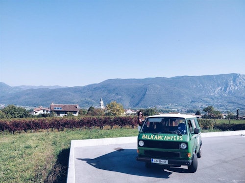 Balkan Campers customers road trip to Vipava Valley, Slovenia