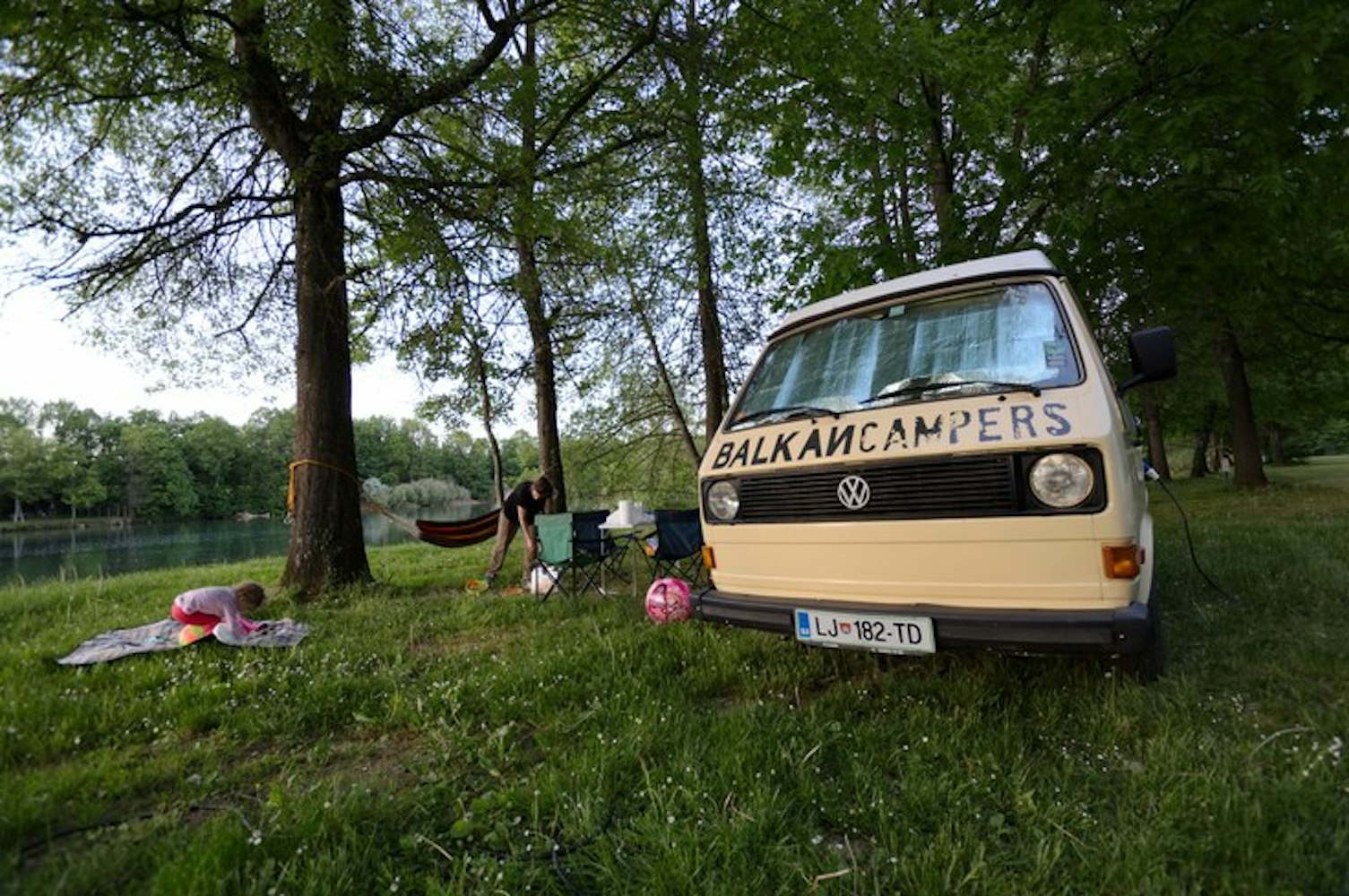 VW T3 From Balkan Campers on a road trip to Kočevje