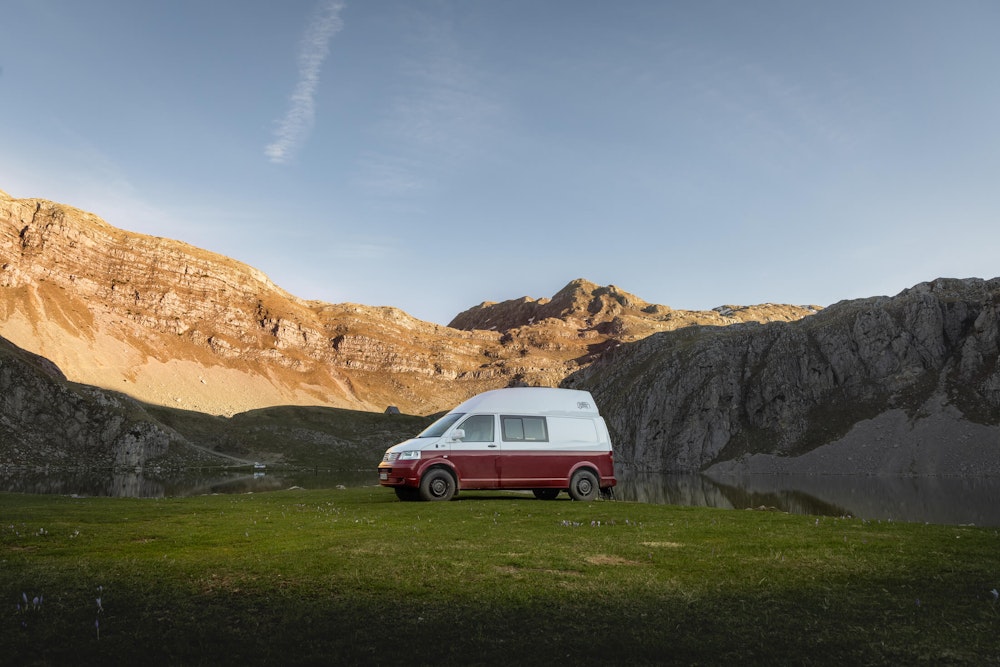 VW T5 camper van from Balkan Campers in Durmitor National Park, Montenegro
