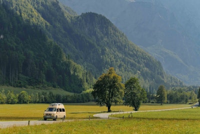 VW T4 with 4WD from Balkan Campers on a spring Balkan road trip