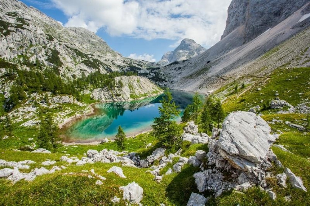 Beautiful 7 lakes hike in Triglav National Park, Slovenia