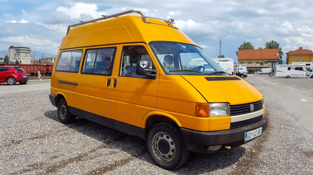 VW T4 Campervan with 4WD available for rent in Ljubljana, Slovenia