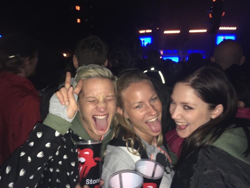 Balkan Campers party on a Rolling Stones concert