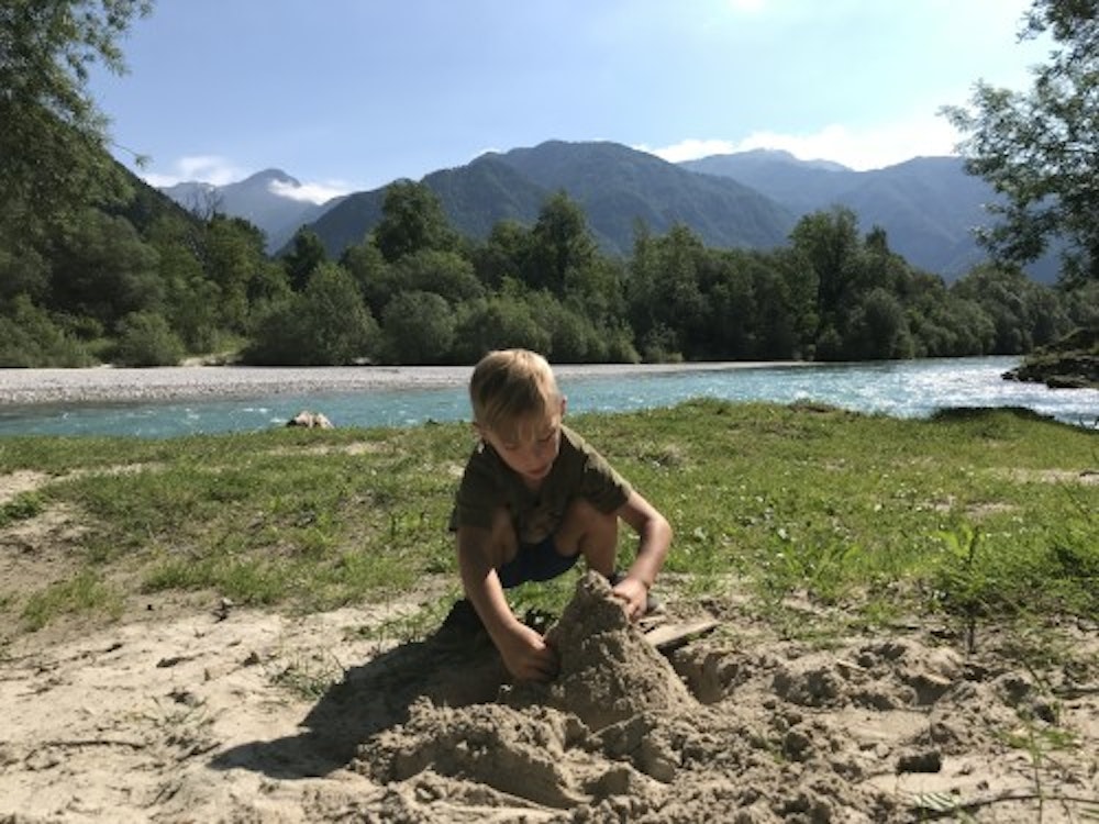 Family road trip to beautiful Soča Valley, Slovenia