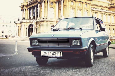 Legendary car Yugo from Ex Yugoslavia