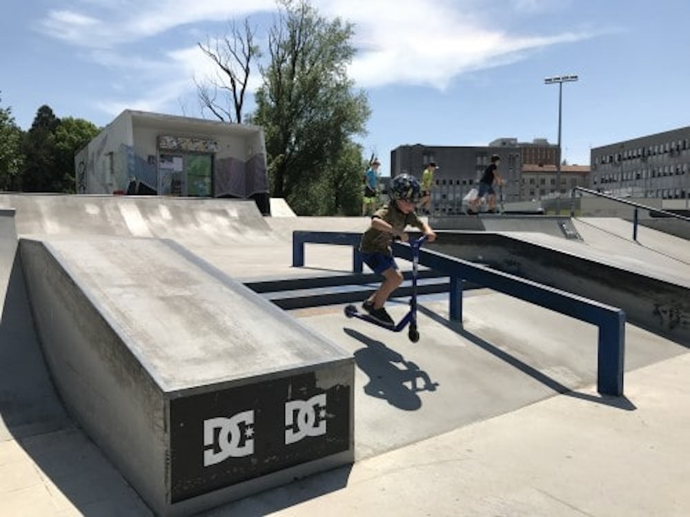 Skate Park in Nova Gorica, Slovenia