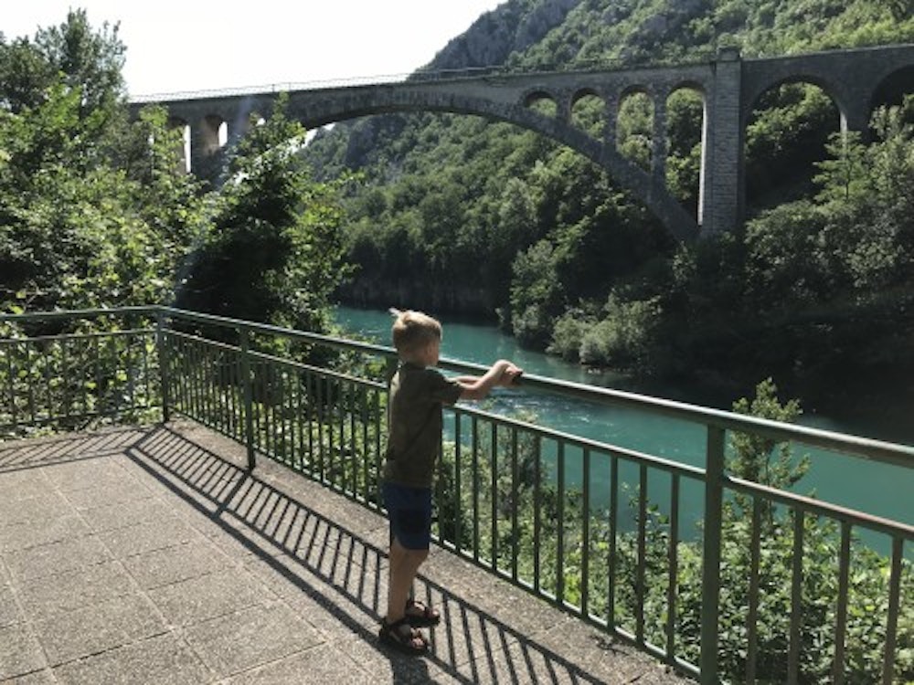 Mighty Solkan Bridge, Slovenia