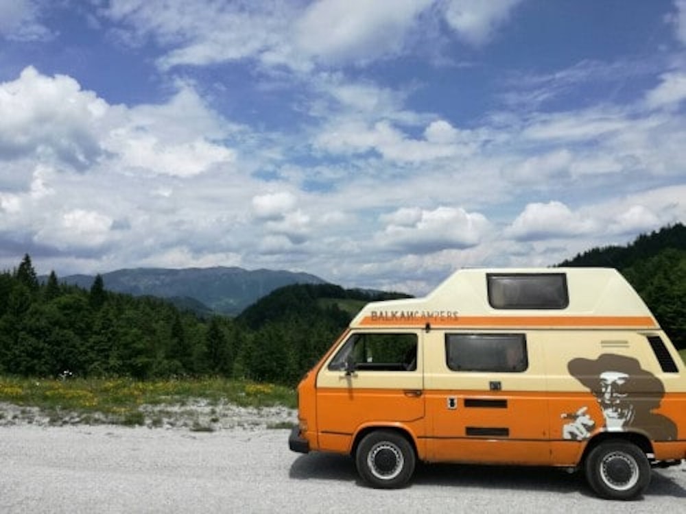VW bus from Balkan Campers in Železniki, Slovenia