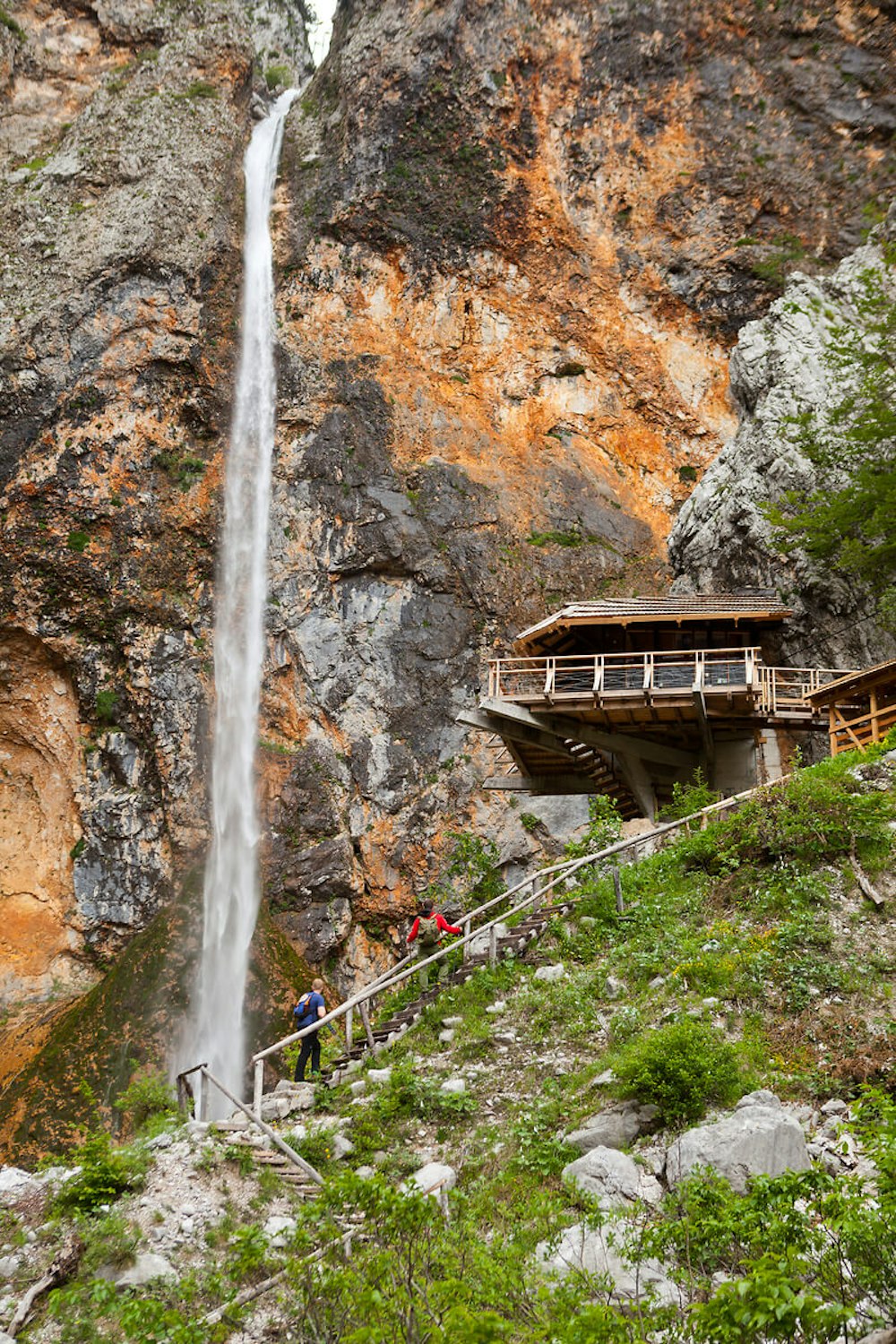 Waterfall Rinka, Logar Valley, Slovenia