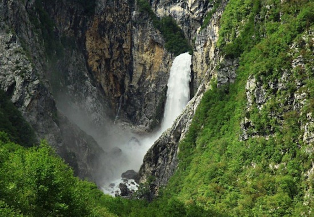 Boka Waterfall, Soča Valley, Slovenia