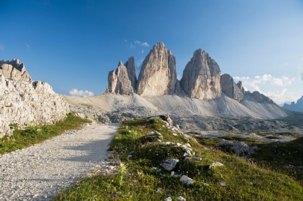Beautiful mountains Tre Cime di Lavaredo, Italian Dolomites