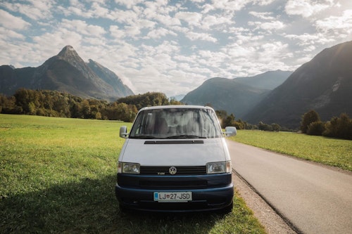 VW T4 Campervan Vrbas in Soča Valley, Slovenia