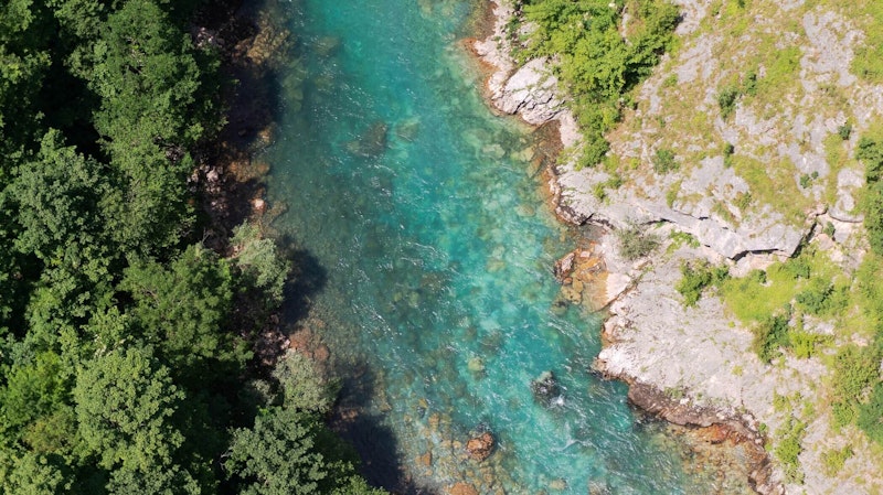 Beautiful Tara river in Montenegro