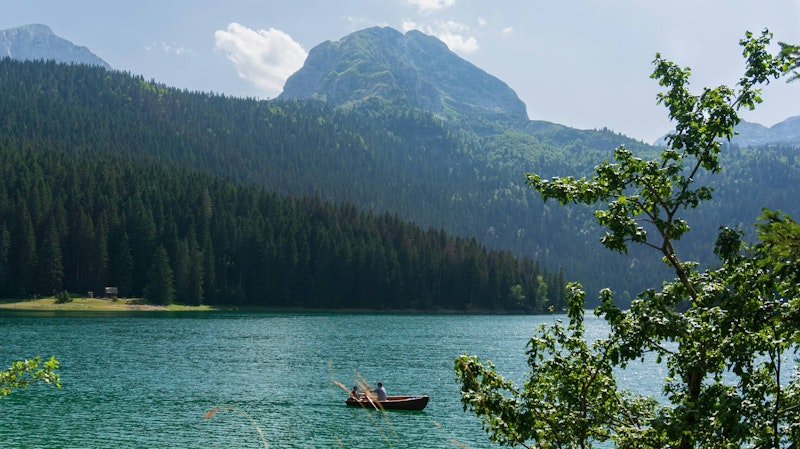 Beautiful lake in Žabljak, Durmitor national Park, Montenegro
