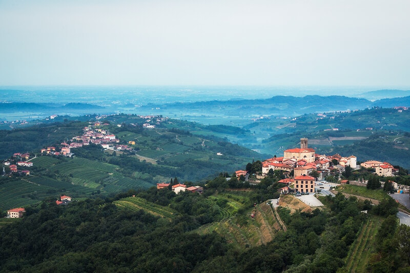 Beautiful vinery region of Goriška Brda, Slovenia