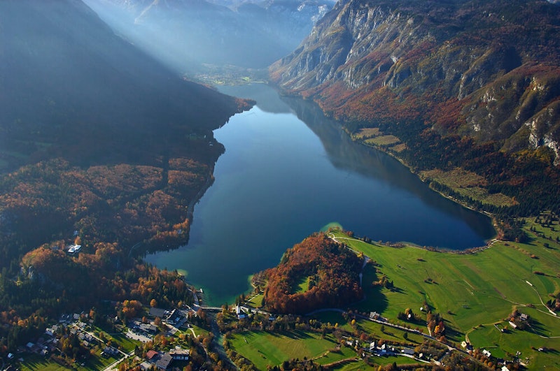 Beautiful view of Lake Bohinj, Slovenia