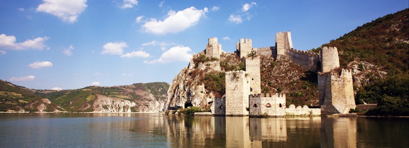 Beautiful Golubac, fortress Serbia