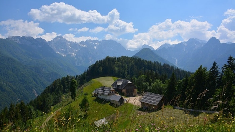 Beautiful farm on Solčava road, Slovenia