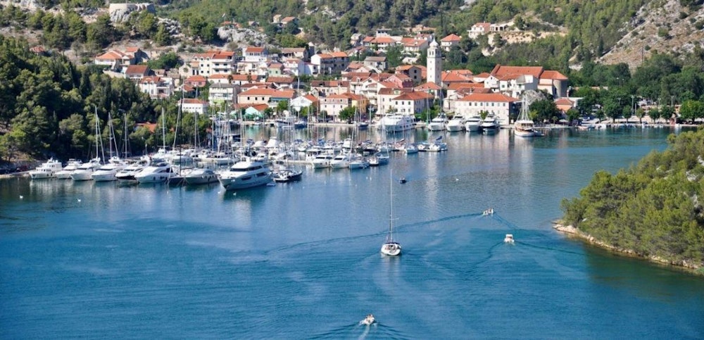 Beautiful Skradin town in Croatia
