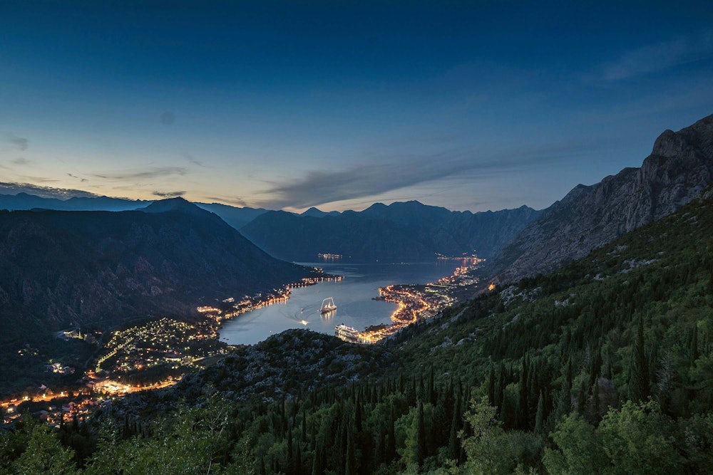 Beautiful Kotor bay in Montenegro