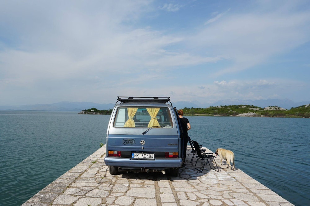 Balkan Campers customers camping in Skadar Lake, Montenegro