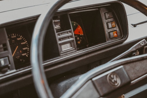 Dashboard of VW T3 Campervan from Balkan Campers