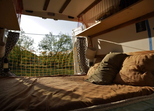 Bed in VW Crafter in Serbia