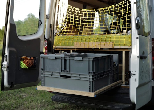 VW crafter campervan big trunk