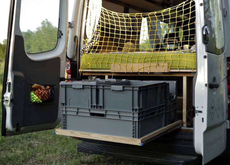 VW crafter campervan big trunk