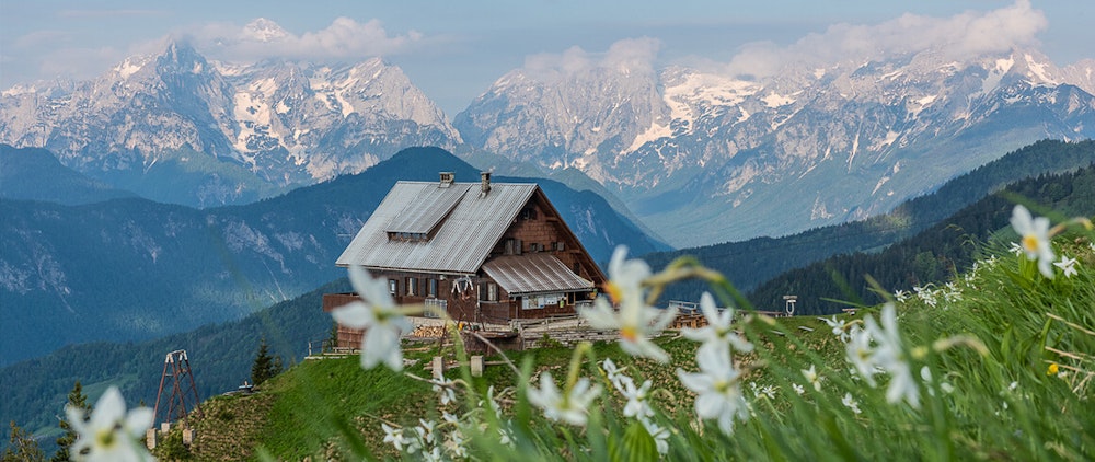 Beautiful mountain views in Slovenia