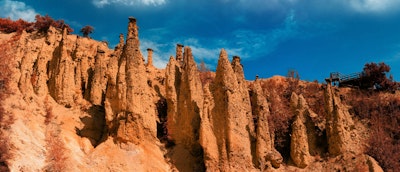 Amazing rock formation called Đavolja Varoš, Serbia