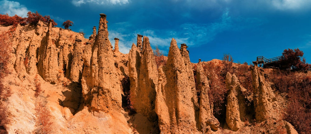 Amazing rock formation called Đavolja Varoš, Serbia