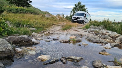 Free camping in Serbian Mountains, Balkan Campers