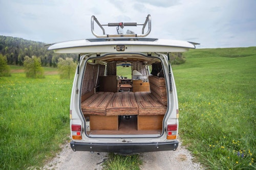 long bed made in original Nissan Datsun Campervan