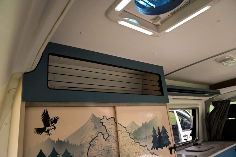 VW Campervan storage place