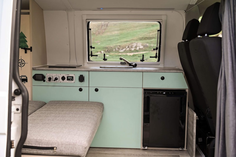 Kitchen and living space