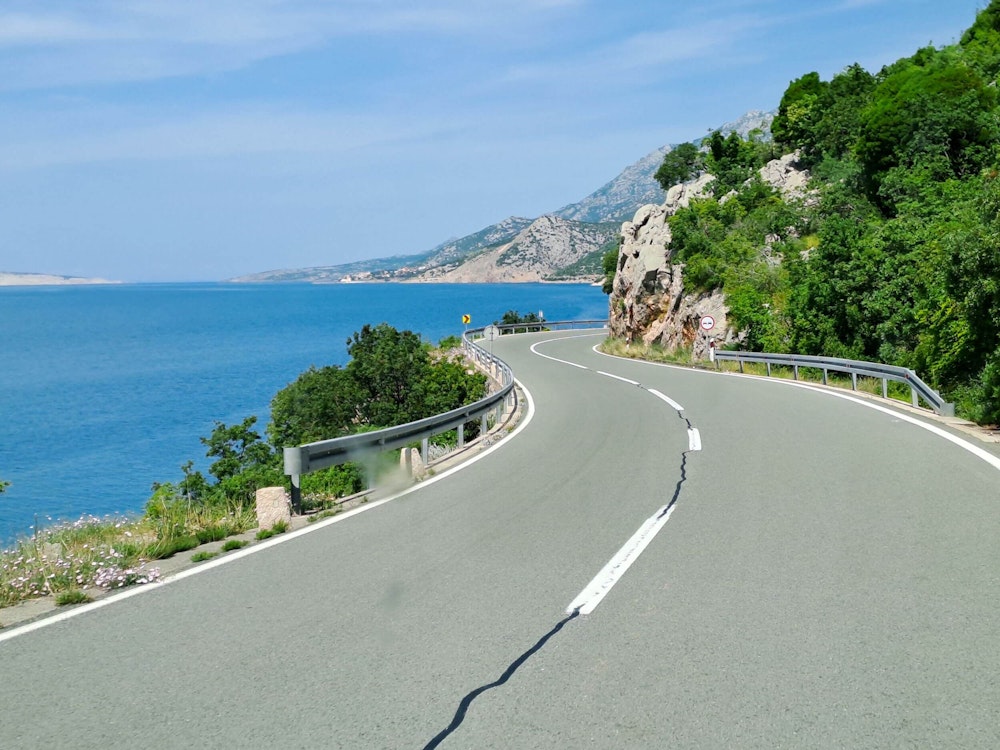 Scenic roads in Croatia