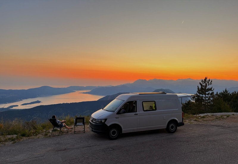 VW T6 campervan for rent in Montenegro