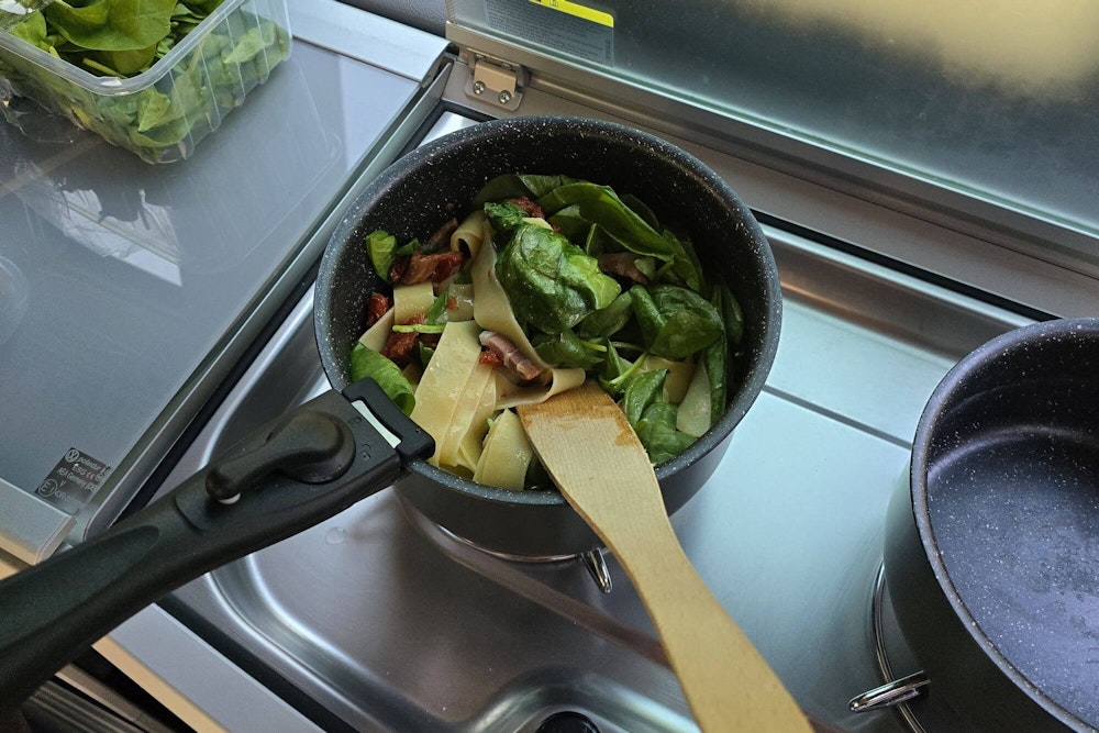Kitchen box of VW California ocean from Balkan Campers