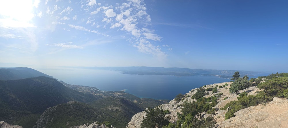 Views of South Croatia from VW T6 California Skadar from Balkan Campers