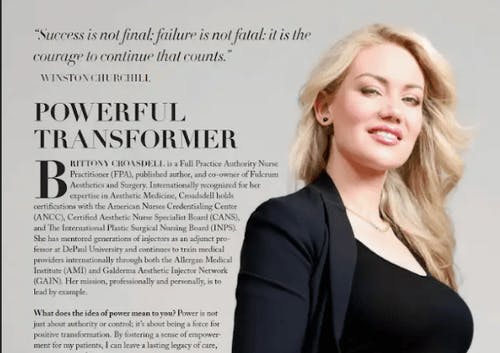 Brittony Croasdell quoted in Hinsdale Living