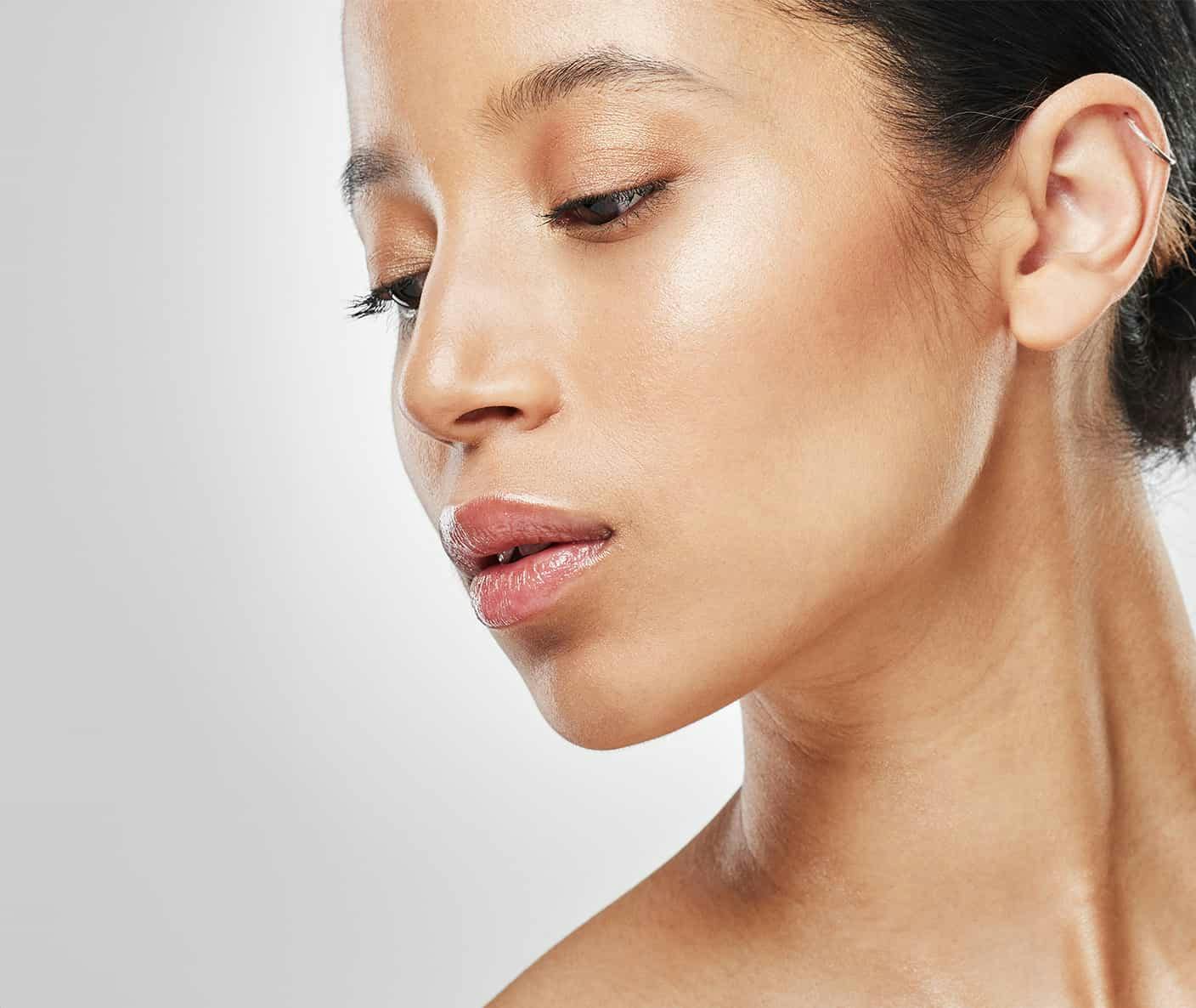 Close up woman posing