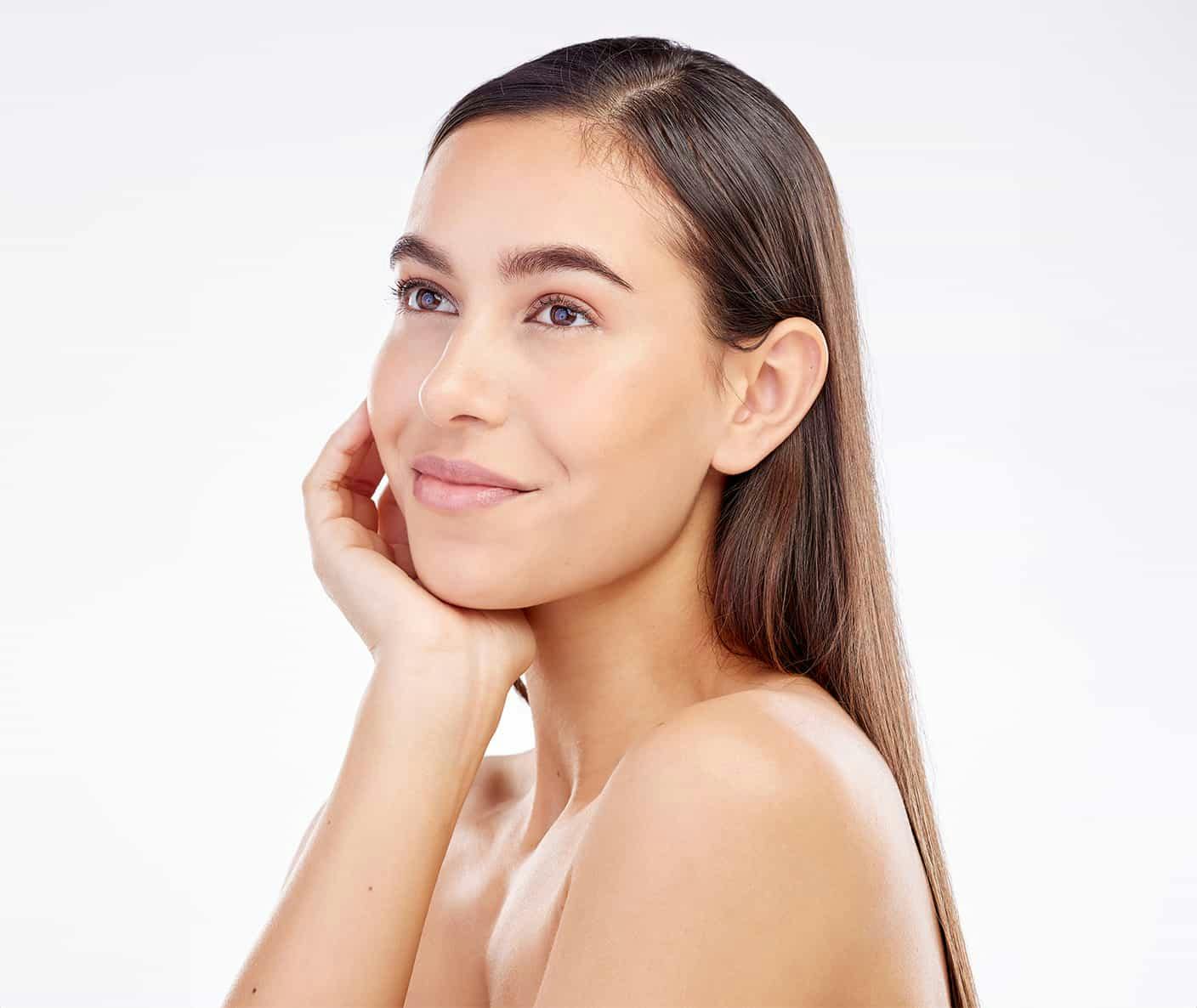 Woman smiling
