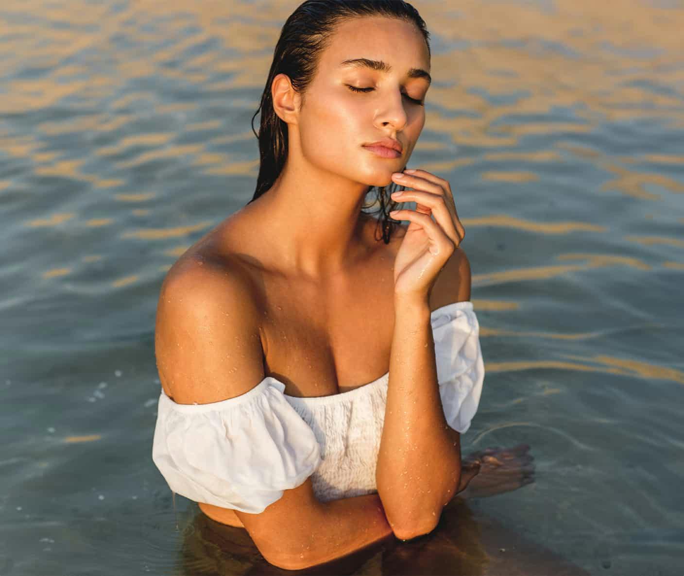 Woman in the water