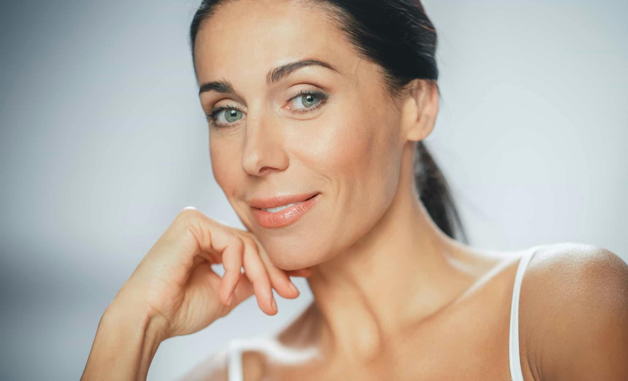Woman smiling