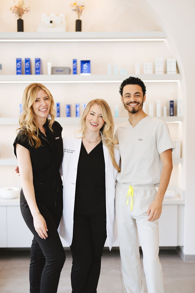 Danielle Maltby, BSN, Brittony Croasdell, MS, and Emilio Saucedo, BSN