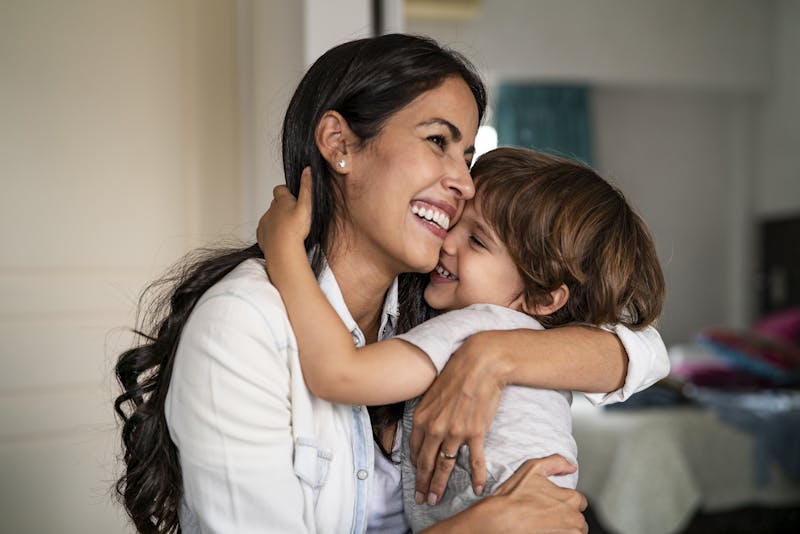 Mother with her child