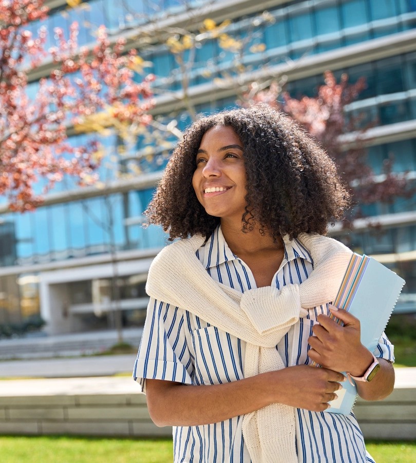 Image of a girl smiling