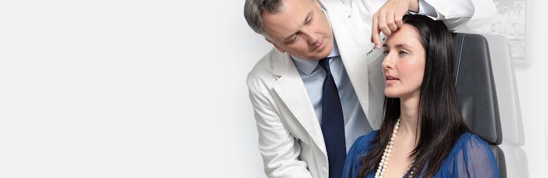 Doctor and patient during consultation