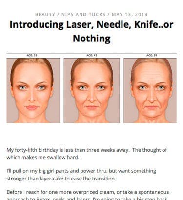 Introducing Laser, Needles, Knife... or Nothing | Narcissista